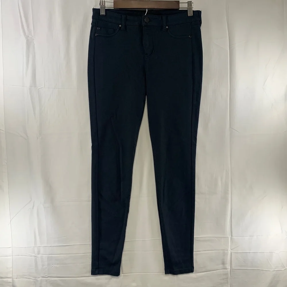 Liverpool Skinny Pants Womens 6/28 Dark Night Teal Blue Stretch XM2015LBBV1 - Picture 1 of 15